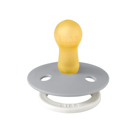 BIBS Colour Glow Natural Latex Pacifier - Cloud - Size 1