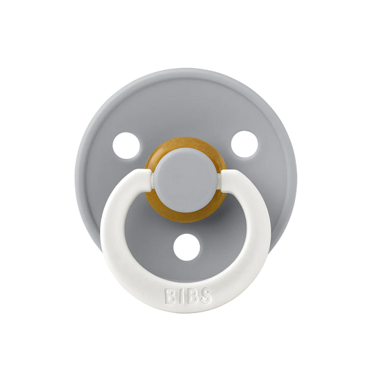 BIBS Colour Glow Natural Latex Pacifier - Cloud - Size 1