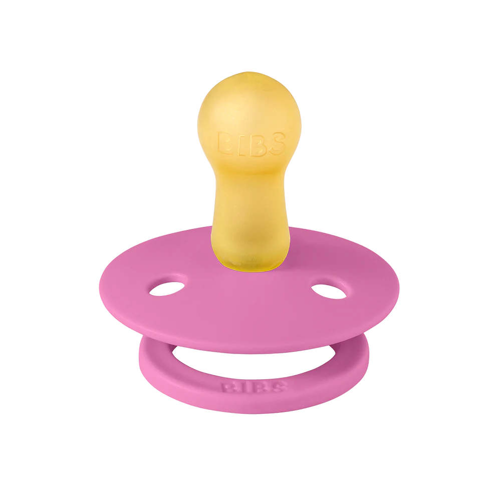 BIBS Natural Latex Pacifier - Bubblegum - Size 1