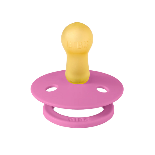BIBS Natural Latex Pacifier - Bubblegum - Size 1