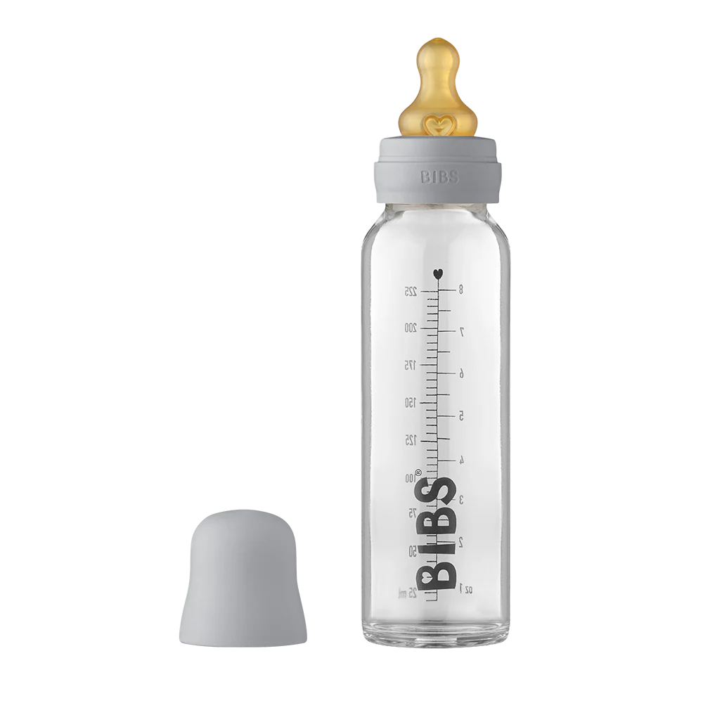 BIBS - Glass Bottle Complete Set 225ml - Cloud