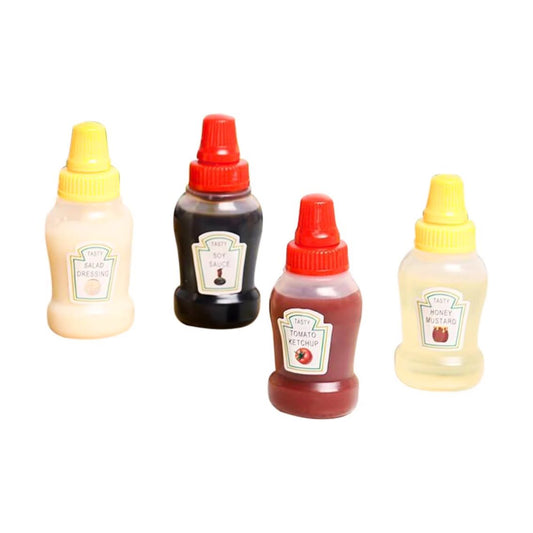 Mini Sauce Bottles Set
