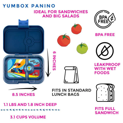 Yumbox Panino - Monte Carlo Blue - Racing