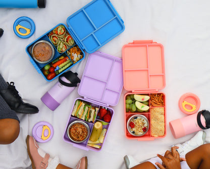 SummitCo Alpine Bento Lunchbox with Insulated Food Jar – Marina Blue - Leakproof, 4 Compartments, BPA-Free