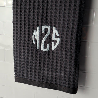 Waverly Waffle Bath Towel - Dune Beige