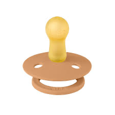 BIBS Natural Latex Pacifier - Pumpkin Size 2