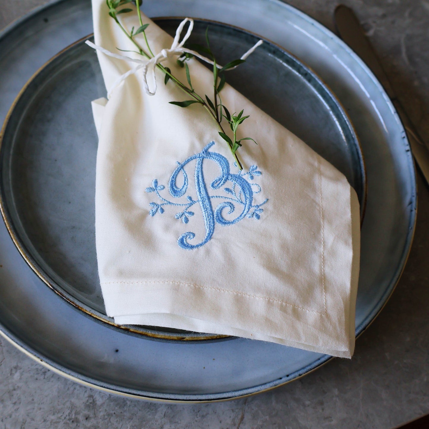 Maison Pure Cotton Napkin - Ivory