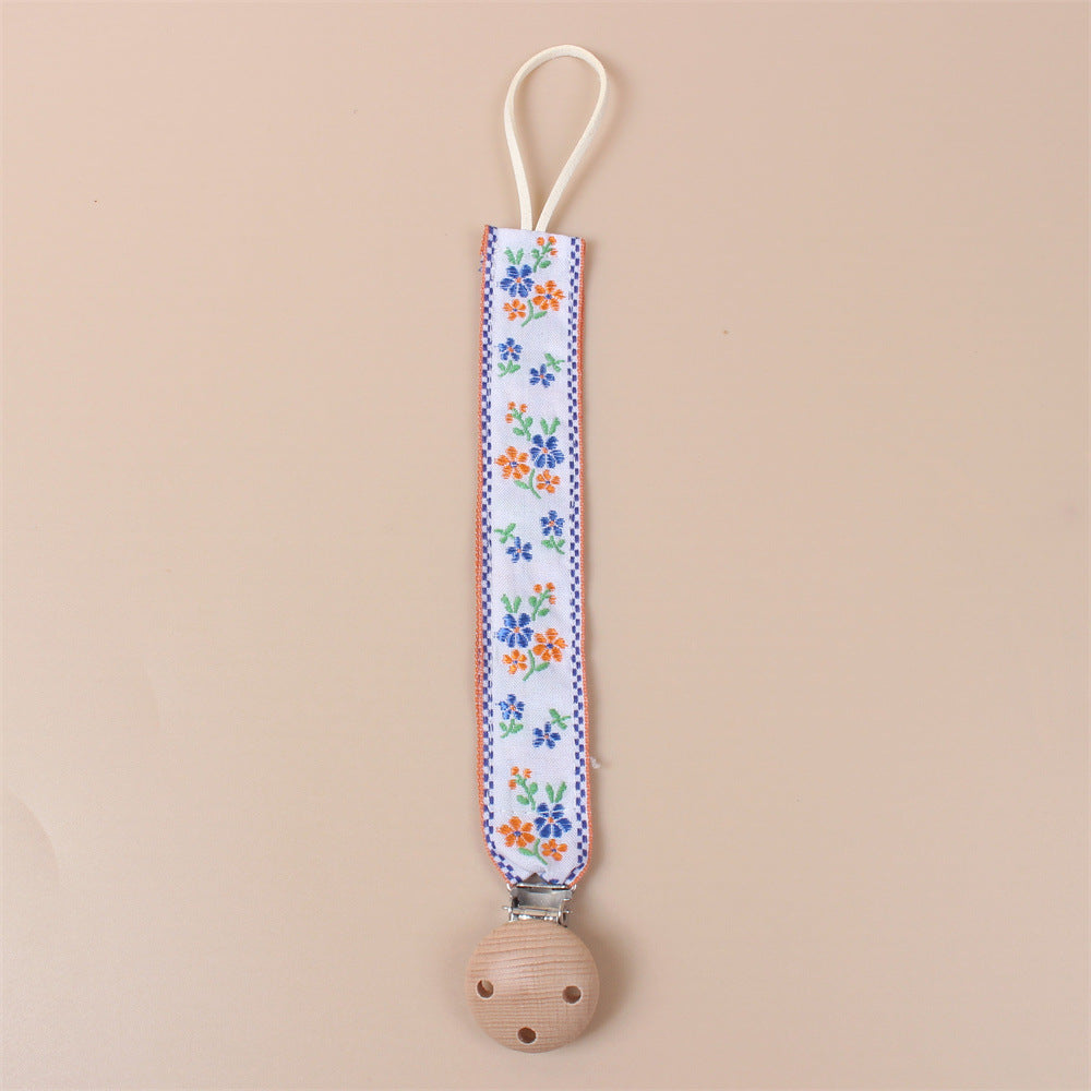 Embroidered Pacifier Holder