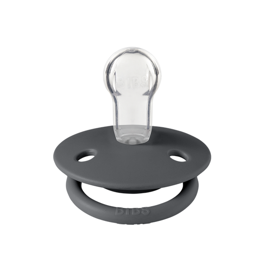 BIBS De Lux Silicone - Iron - ONE SIZE