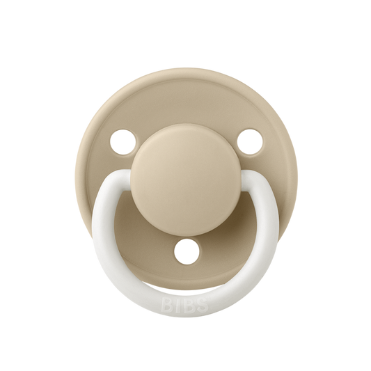 BIBS De Lux Silicone - Vanilla Glow In The Dark - ONE SIZE