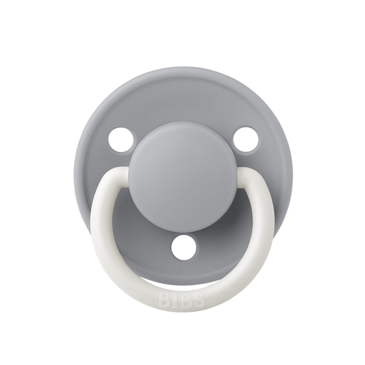 BIBS De Lux Silicone - Cloud Glow In The Dark - ONE SIZE