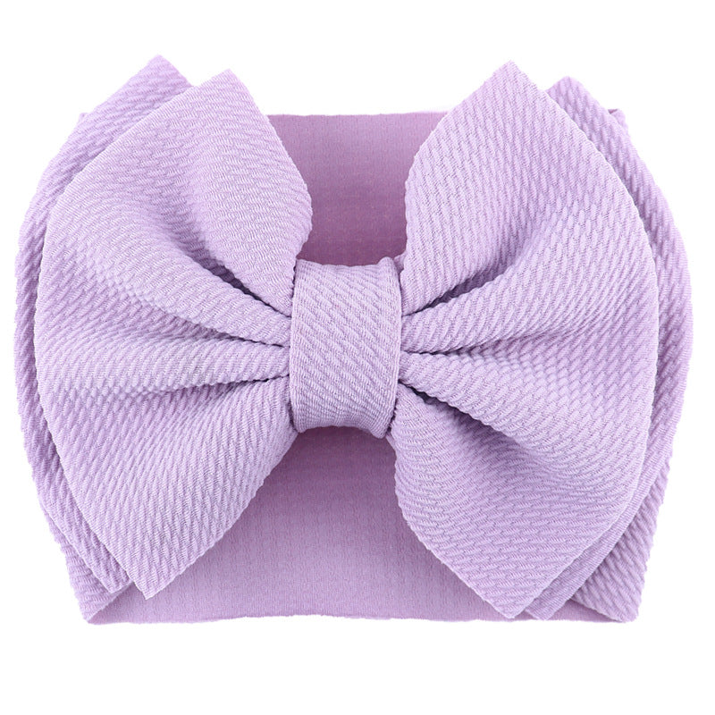 Oversized Bow Headwrap - Lavender