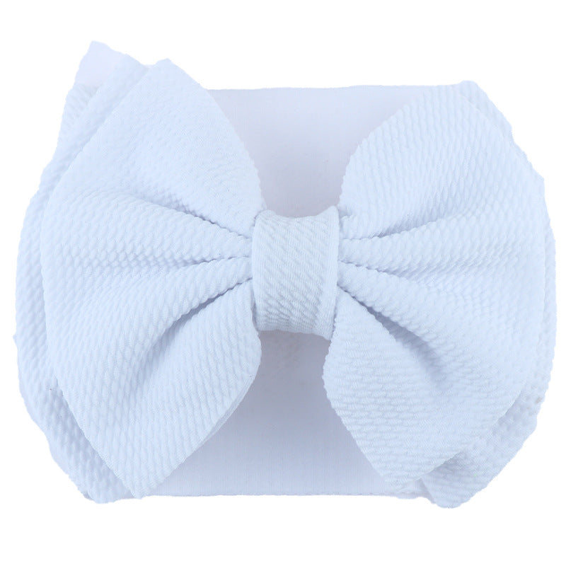 Oversized Bow Headwrap - White