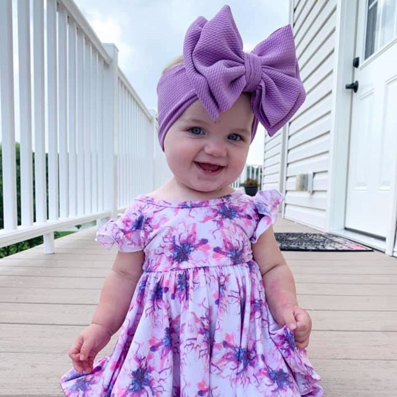 Oversized Bow Headwrap - Lavender