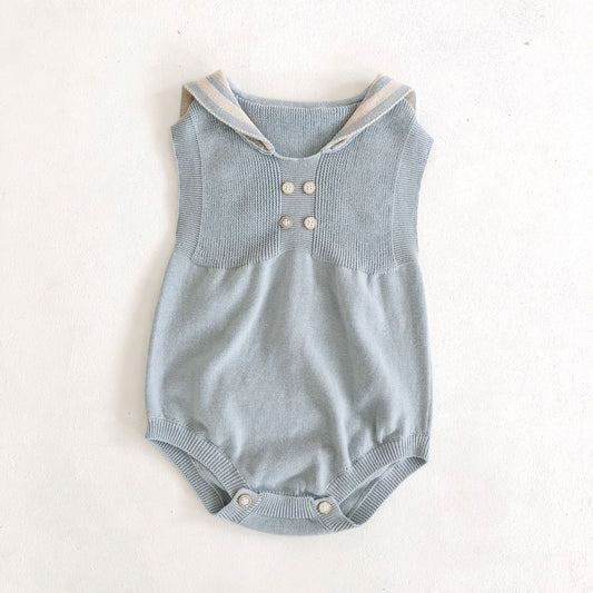 Hampton Unisex Romper - Blue