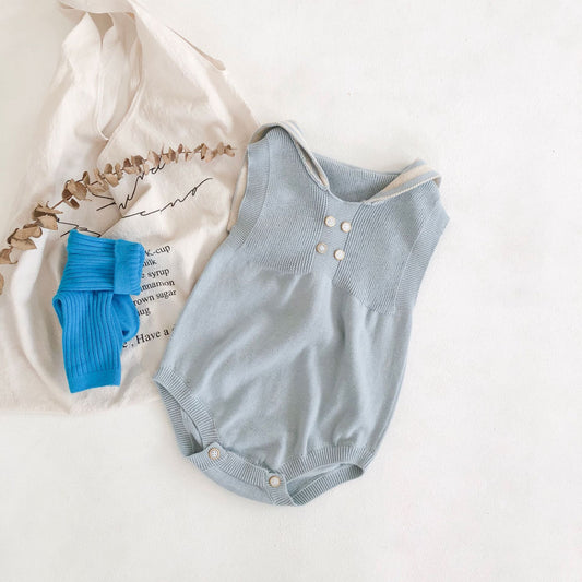 Hampton Unisex Romper - Blue