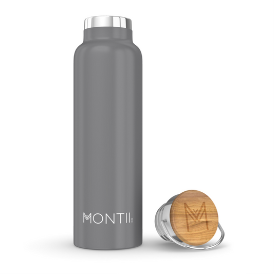 MontiiCo Original Drink Bottle - Grey