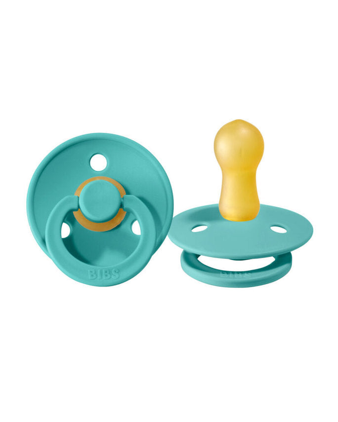 BIBS Natural Latex Pacifier - Turquoise Size 2