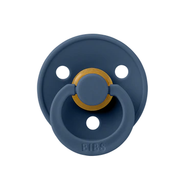 BIBS Natural Latex Pacifier - Steel Blue - Size 1