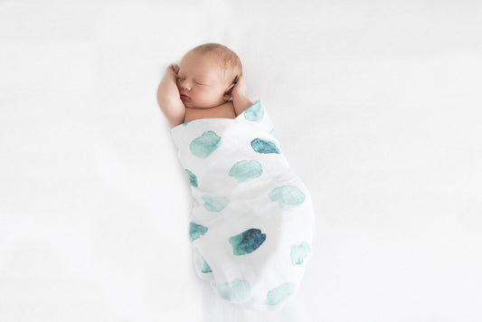 Snuggle Hunny Kids Organic Muslin Wrap - Sea Mist