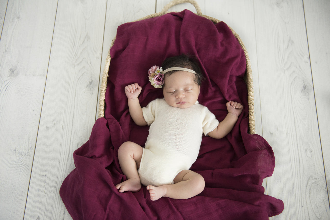 Snuggle Hunny Kids Organic Muslin Wrap - Ruby