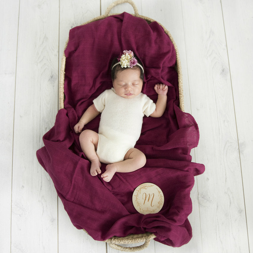 Snuggle Hunny Kids Organic Muslin Wrap - Ruby