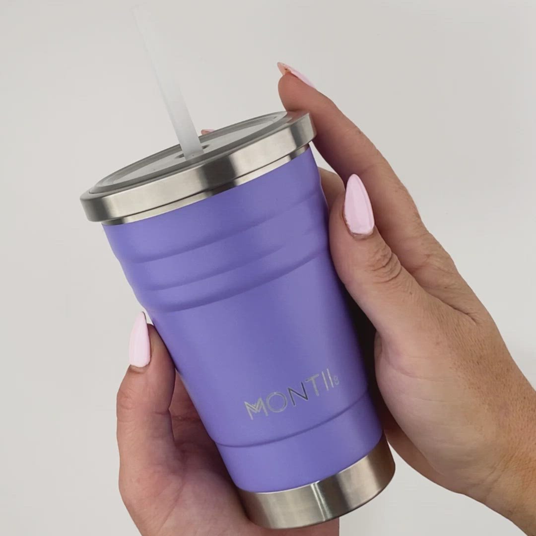 MontiiCo Mini Smoothie Cup | Grape Purple | For Kids