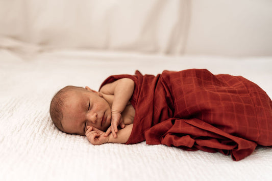 Snuggle Hunny Kids Organic Muslin Wrap - Rust