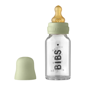 BIBS - Glass Bottle Complete Set 110ml - Sage
