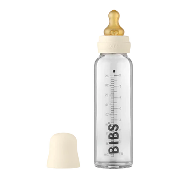 BIBS - Glass Bottle Complete Set 225ml - Ivory