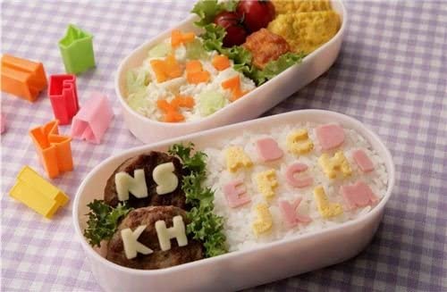 Alphabet ABC Bento Food Cutters Set