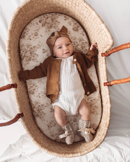 Snuggle Hunny Kids Topknot Headband - Caramel