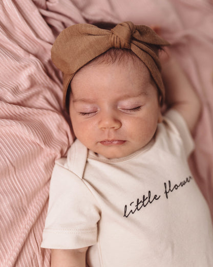 Snuggle Hunny Kids Topknot Headband - Caramel