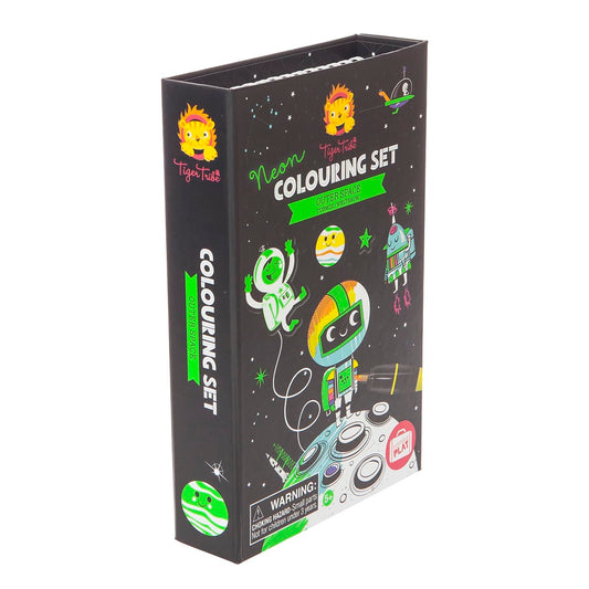 Tiger Tribe - Neon Colouring Set - Outer Space