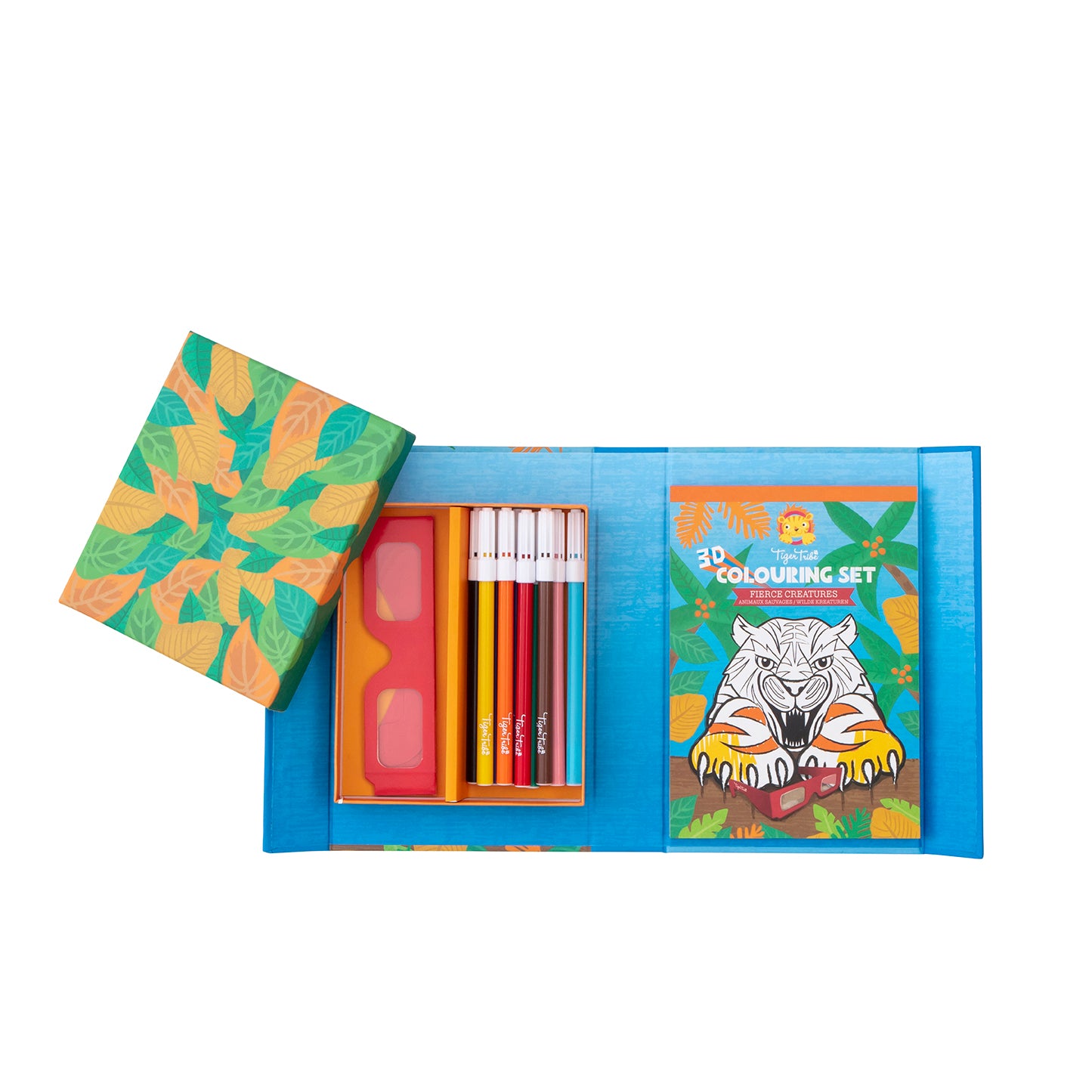 Tiger Tribe - 3D Colouring Set - Fierce Creatures
