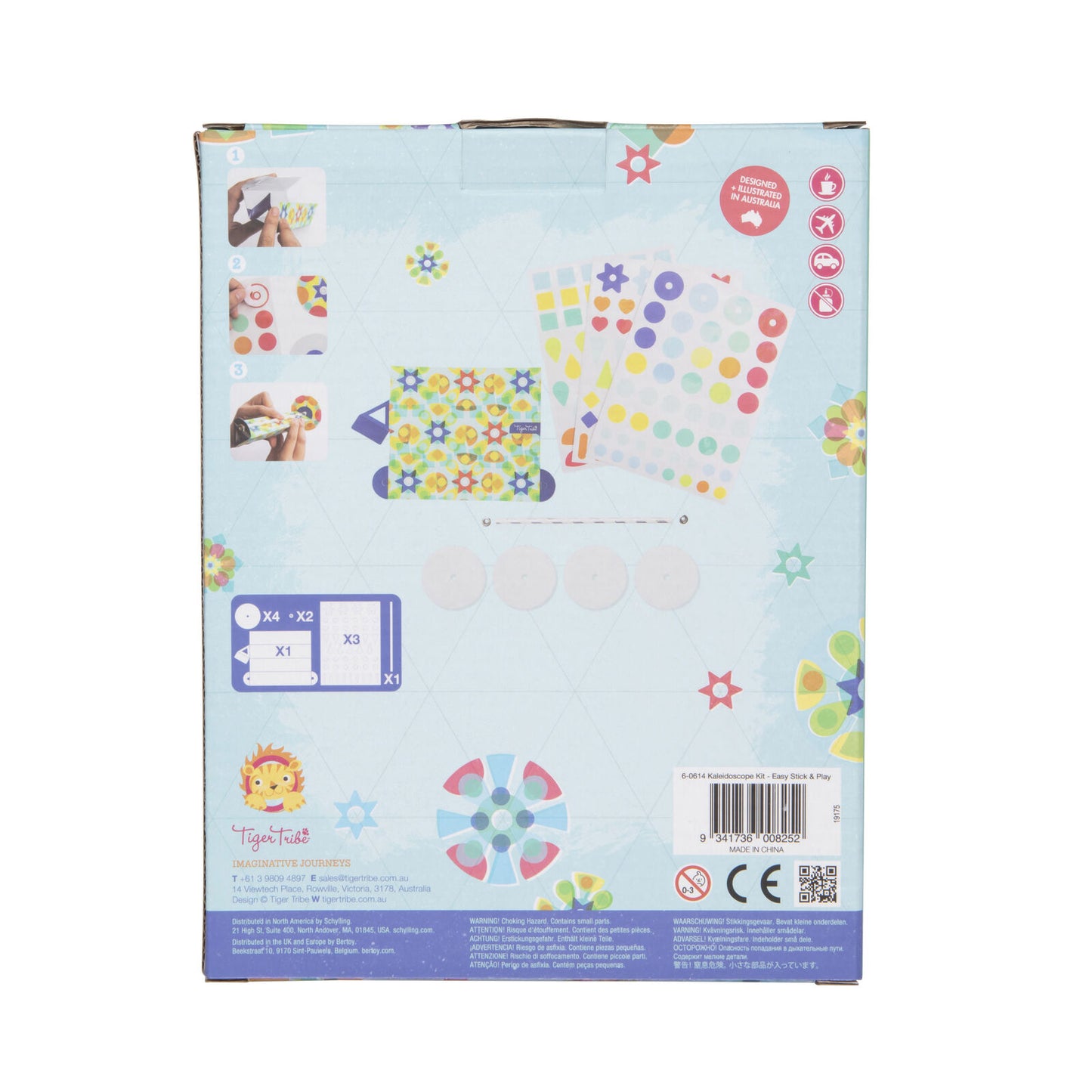 Tiger Tribe - Kaleidoscope Kit - Easy Stick &amp; Play