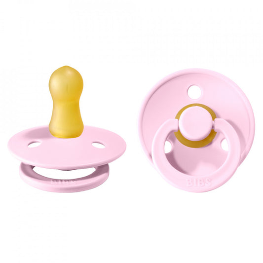 BIBS Natural Latex Pacifier - Baby Pink - Size 2