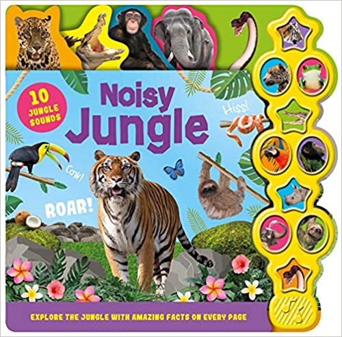 Noisy Jungle (10 Button Sound Books) - Board book – Sound Book