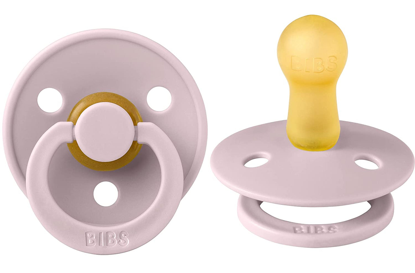 BIBS Natural Latex Pacifier - Pink Plum Size 1