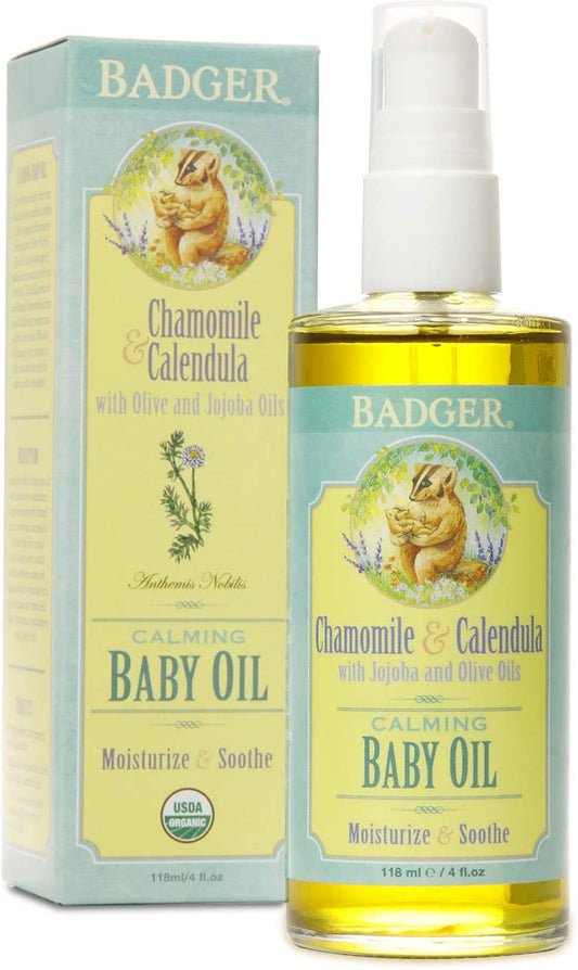 Badger - Natural &amp; Organic Baby Oil