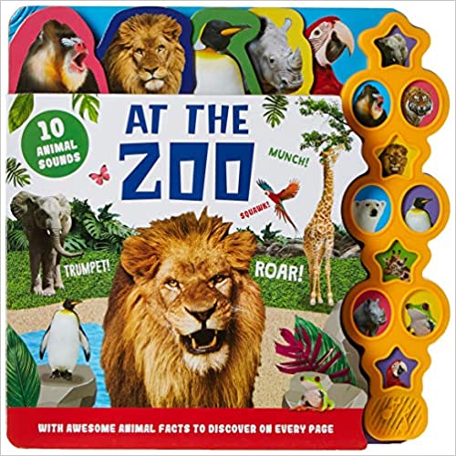 At The Zoo (10 Button Sound Books) - Board book – Sound Book