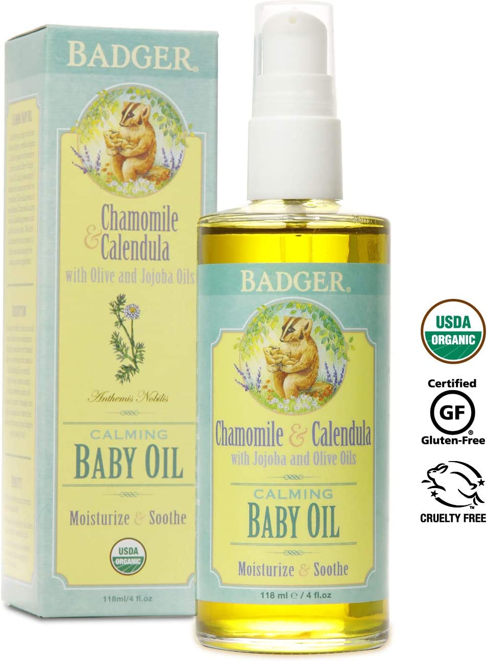 Badger - Natural &amp; Organic Baby Oil