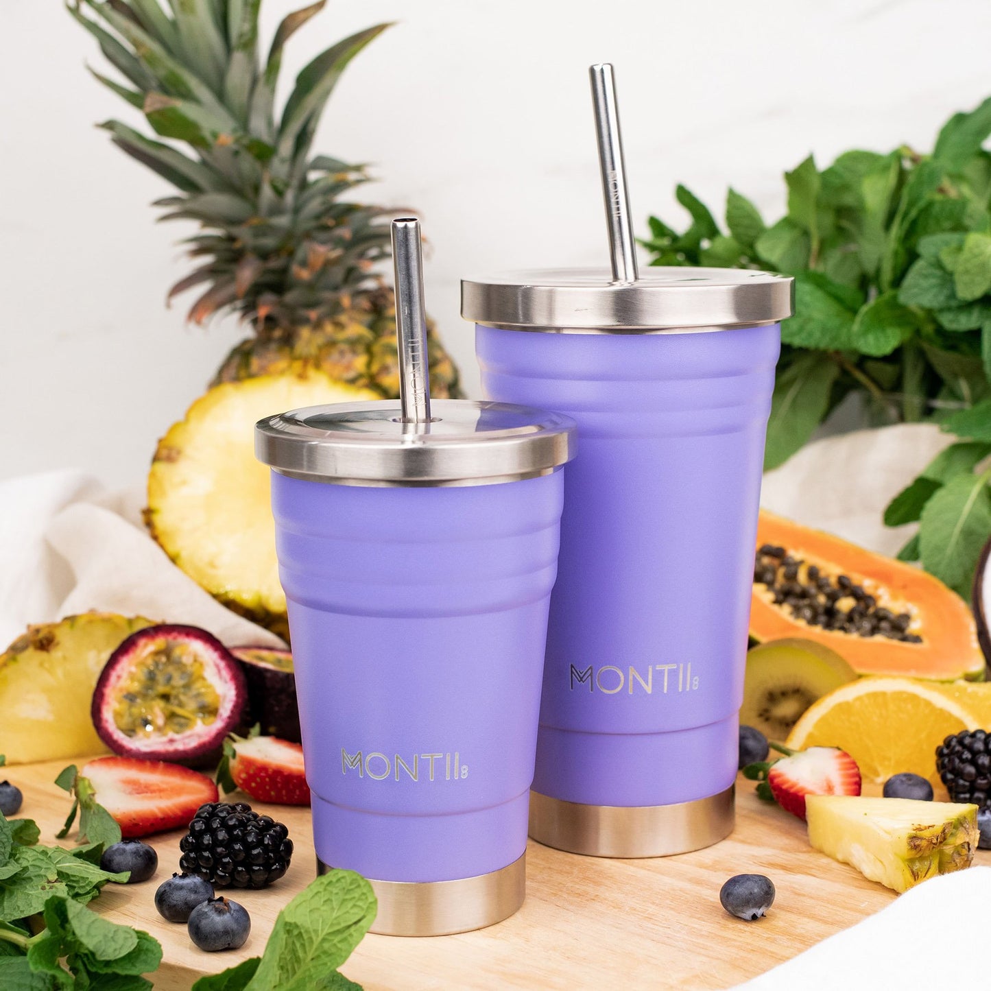 MontiiCo Original Smoothie Cup | Grape Purple | For Teens & Adults