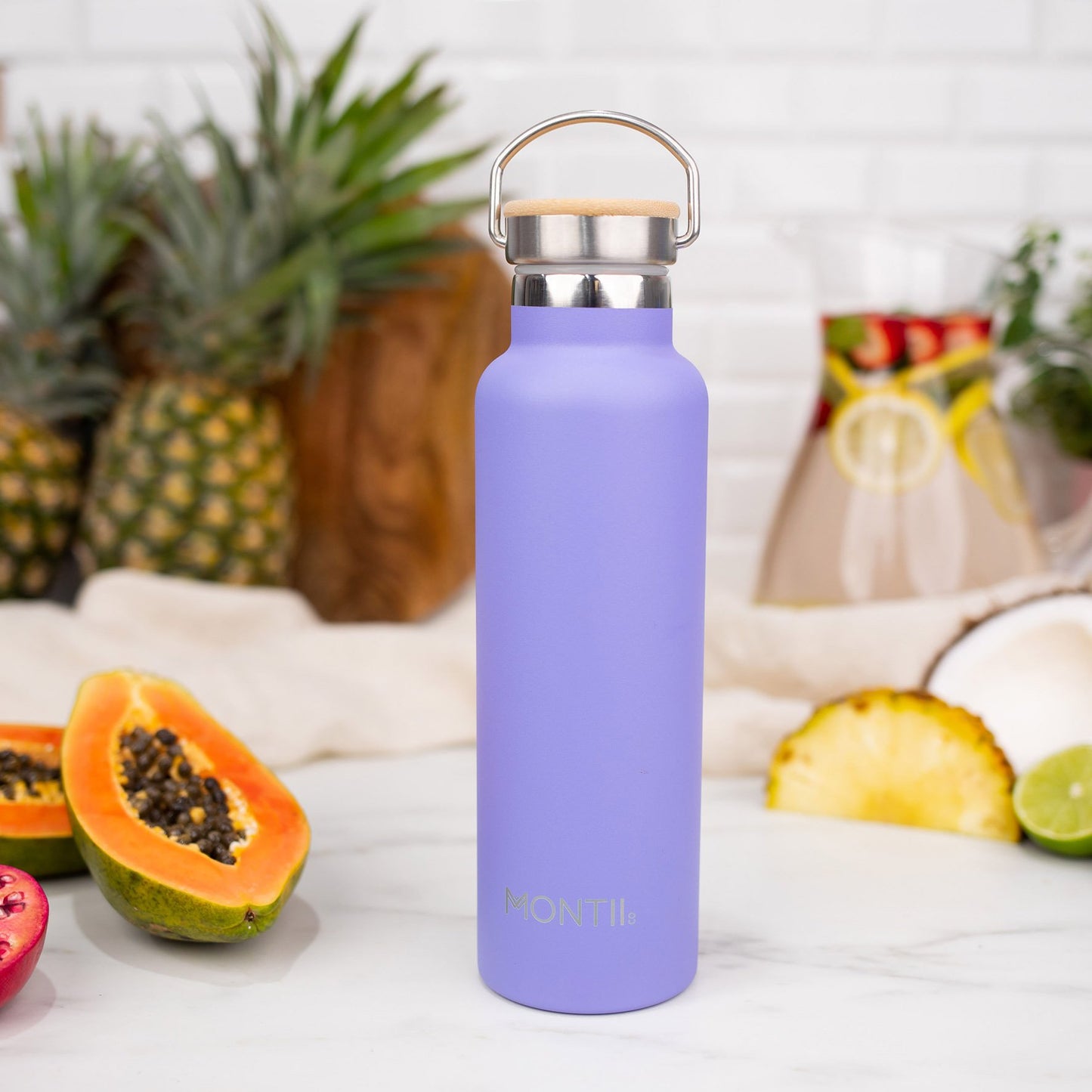 MontiiCo Original Insulated Bottle | Grape Purple | For Kids & Adults