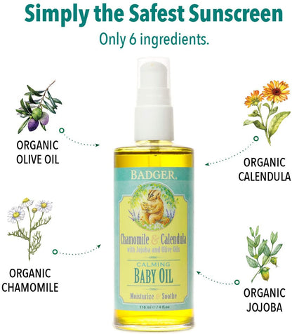 Badger - Natural &amp; Organic Baby Oil