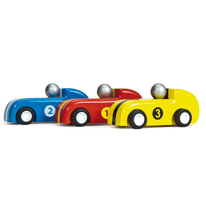 Le Toy Van - Pull Back Wooden Racers Set