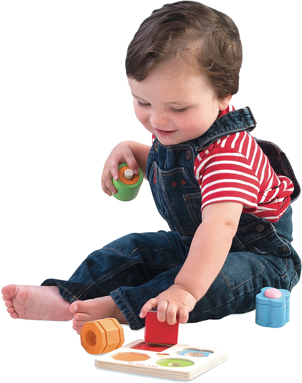 Le Toy Van - Petilou Wooden Tray 4-Piece Multi-Sensory Montessori Toy