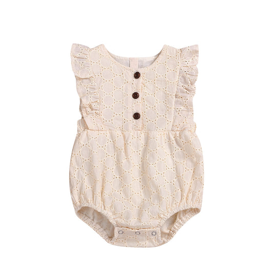 Angel Romper Creme Lace