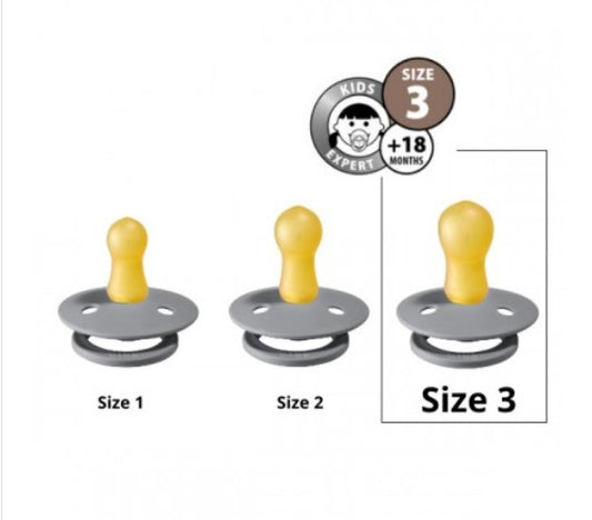 BIBS Natural Latex Pacifier - Vanilla Size 3