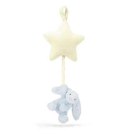 Jellycat - Bashful Blue Bunny Star Musical Pull